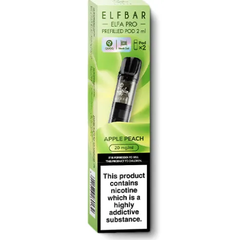 Apple Peach Elfa Pro Pods by Elf Bar