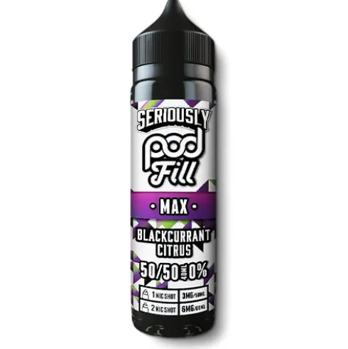 Blackcurrant Citrus Shortfill by Seriously Pod Fill Max