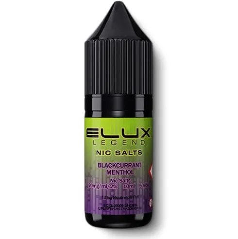 Blackcurrant Menthol by Elux Legend