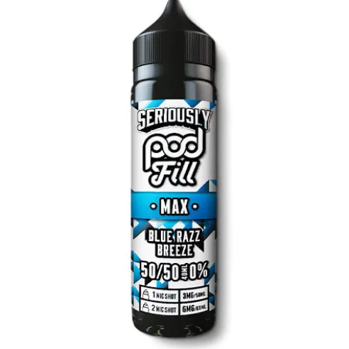 Blue Razz Breeze Shortfill by Seriously Pod Fill Max