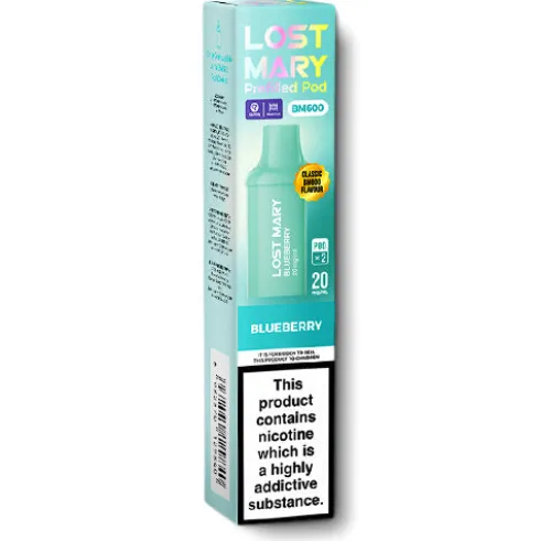 Blueberry BM600 Prefilled Pods by Lost Mary