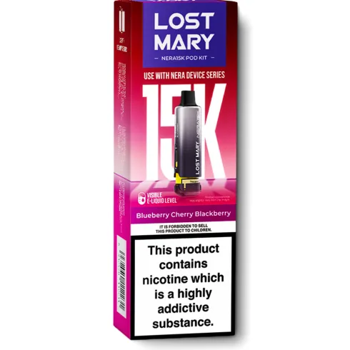 Blueberry Cherry Blackberry Nera 15K Refill Pods by Lost Mary