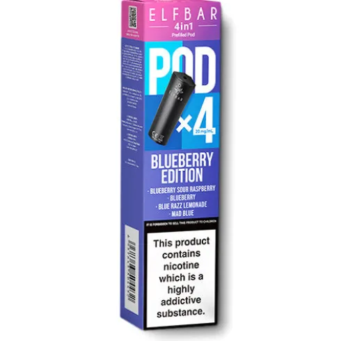 Blueberry Edition Elf Bar 4in1 Pods