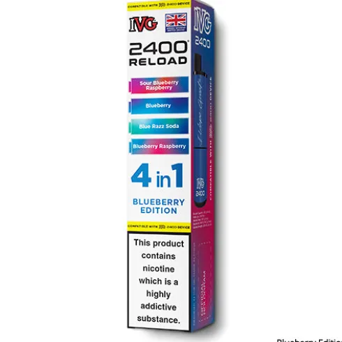 Blueberry Edition Prefilled Pods by IVG 2400