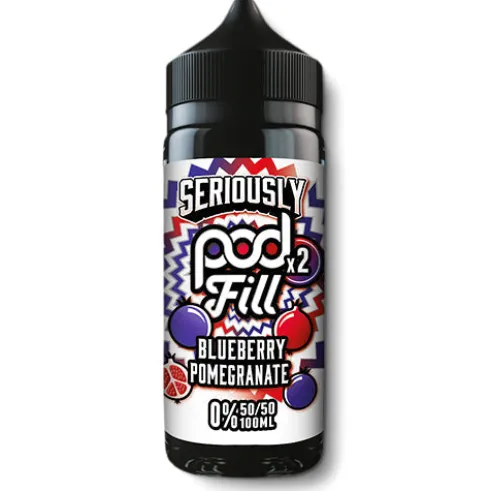 Blueberry Pomegranate Shortfill by Seriously Pod Fill X2