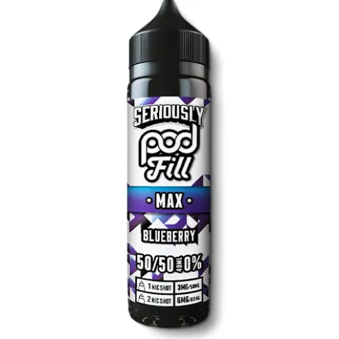 Blueberry Shortfill by Seriously Pod Fill Max