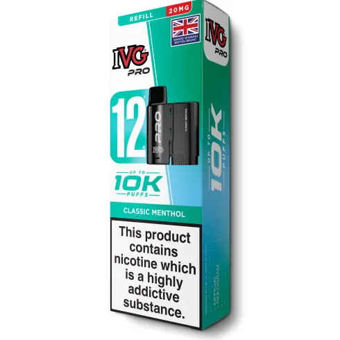 Classic Menthol Pro 12 Refill Pod by IVG