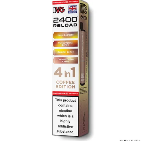 Coffee Edition Prefilled Pods by IVG 2400