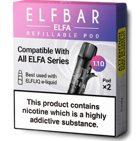 Elfa Refillable Pod (2Pk) by Elf Bar