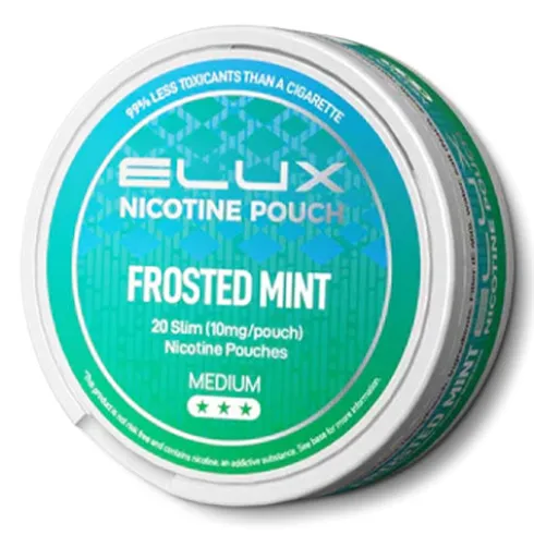 Frosted Mint Nicotine Pouches by Elux