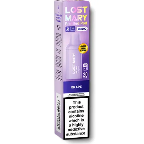 Grape BM600 Prefilled Pods by Lost Mary