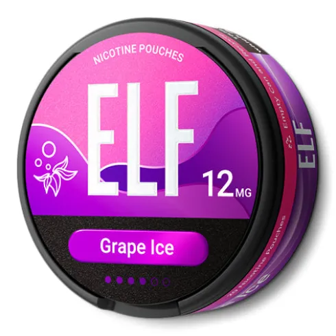 Grape Ice Nicotine Pouches by Elf Bar