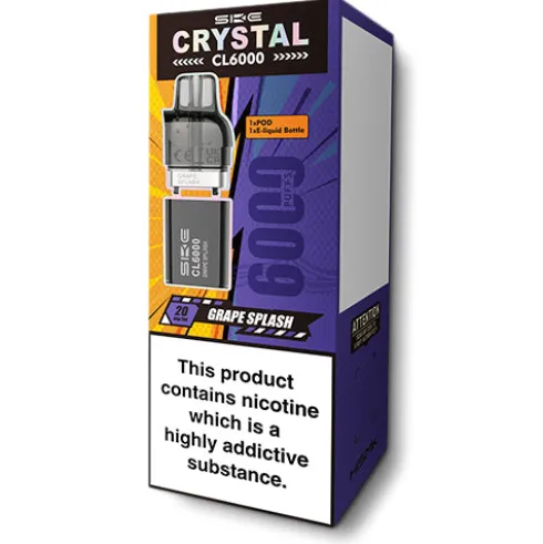 Grape Splash Crystal CL6000 Pods by SKE