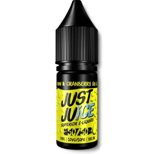 Kiwi and Cranberry on Ice by Just Juice 50/50