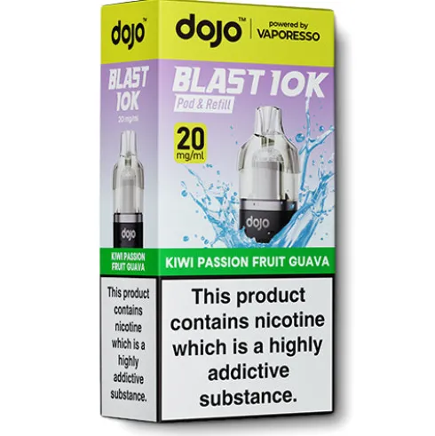Kiwi Passion Fruit Guava Pod & Refill by Dojo Blast 10k