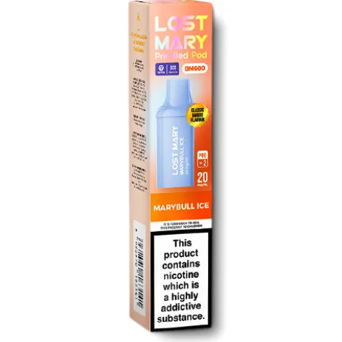 Marybull Ice BM600 Prefilled Pods by Lost Mary