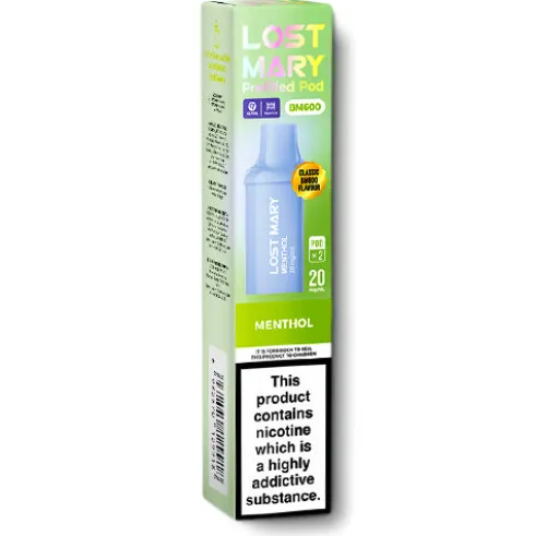 Menthol BM600 Prefilled Pods by Lost Mary
