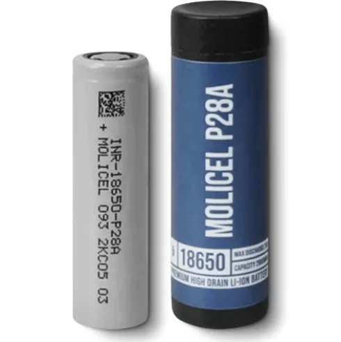 P28A 2800mAh 18650 Battery by Molicel