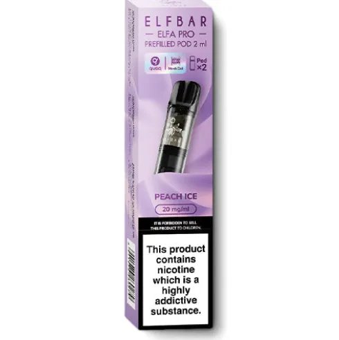 Peach Ice Elfa Pro Pods by Elf Bar