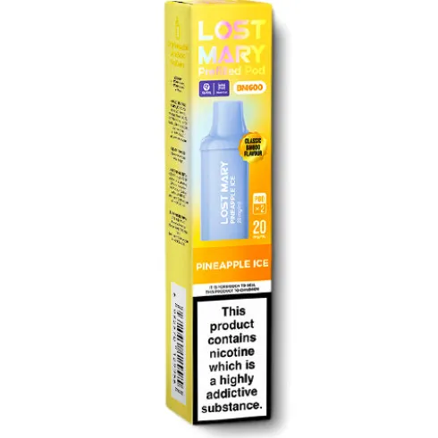 Pineapple Ice BM600 Prefilled Pods by Lost Mary