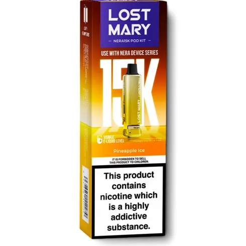 Pineapple Ice Nera 15K Refill Pods by Lost Mary