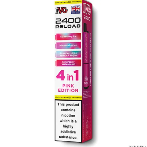 Pink Edition Prefilled Pods by IVG 2400