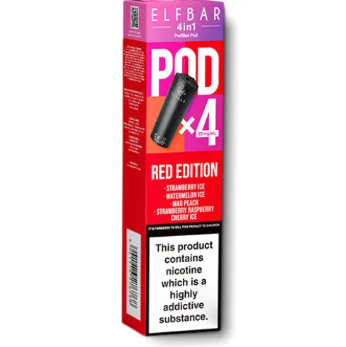 Red Edition Elf Bar 4in1 Pods