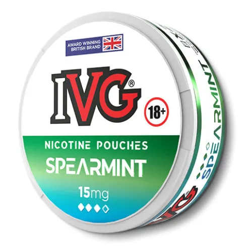 Spearmint Nicotine Pouches by IVG