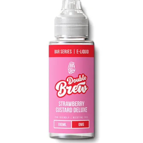 Strawberry Custard Deluxe Shortfill by Double Brew