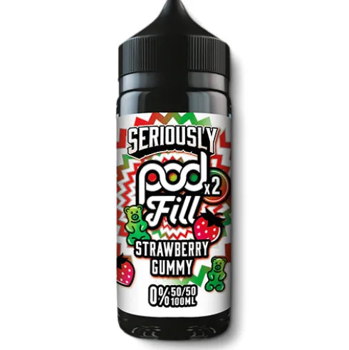Strawberry Gummy Shortfill by Seriously Pod Fill X2