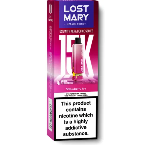 Strawberry Ice Nera 15K Refill Pods by Lost Mary