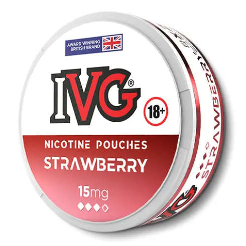 Strawberry Nicotine Pouches by IVG