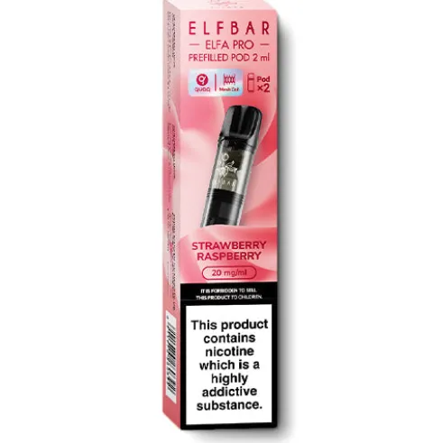 Strawberry Raspberry Elfa Pro Pods by Elf Bar