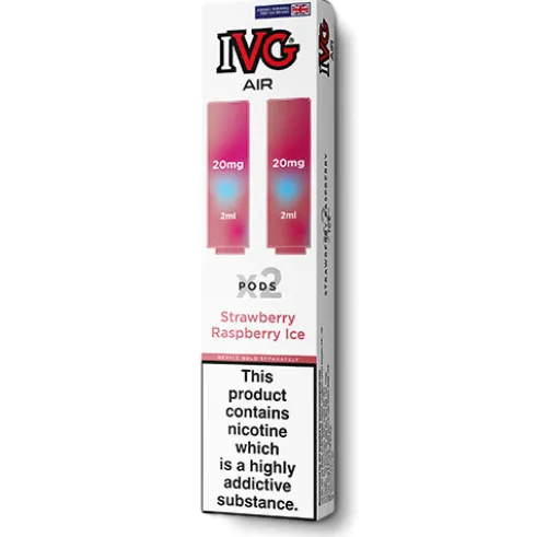 Strawberry Raspberry Ice Air Pods by IVG