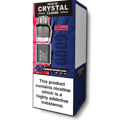 Strawberry Raspberry Cherry Crystal CL6000 Pods by SKE