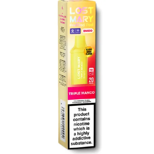 Triple Mango BM600 Prefilled Pods by Lost Mary