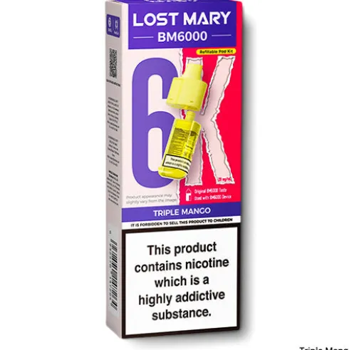 Triple Mango BM6000 Refill Pods by Lost Mary