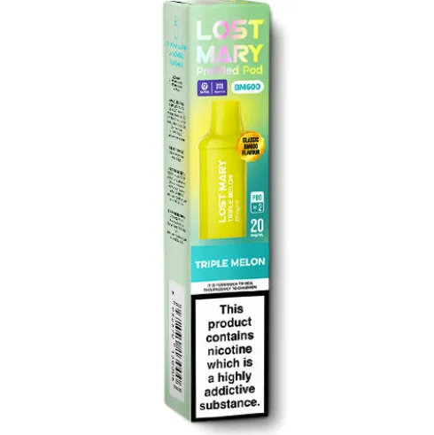 Triple Melon BM600 Prefilled Pods by Lost Mary