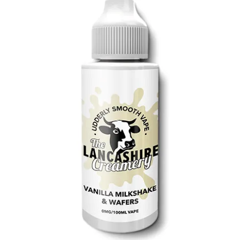 Vanilla Milkshake and Wafers by The Lancashire Creamery