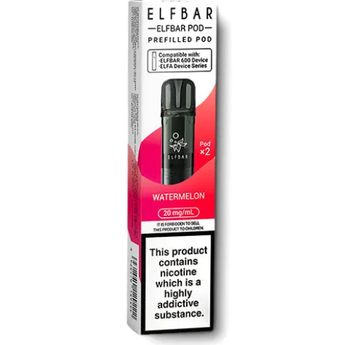 Watermelon Elfbar 600 Prefilled Pods