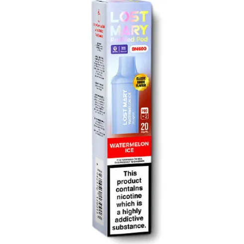 Watermelon Ice BM600 Prefilled Pods by Lost Mary