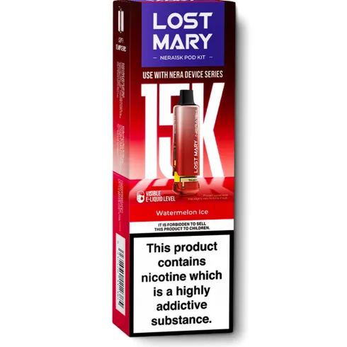 Watermelon Ice Nera 15K Refill Pods by Lost Mary