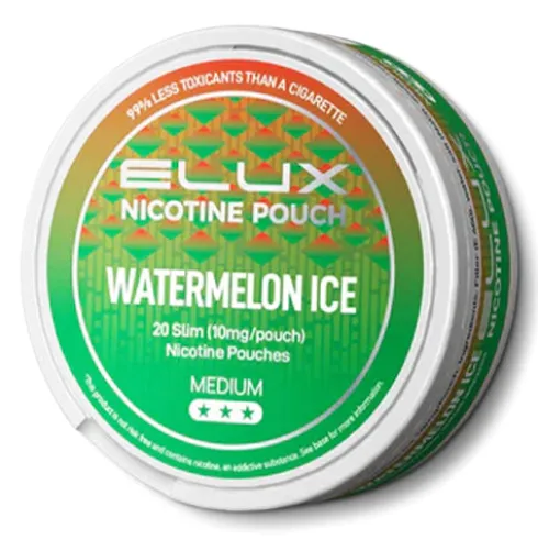 Watermelon Ice Nicotine Pouches by Elux