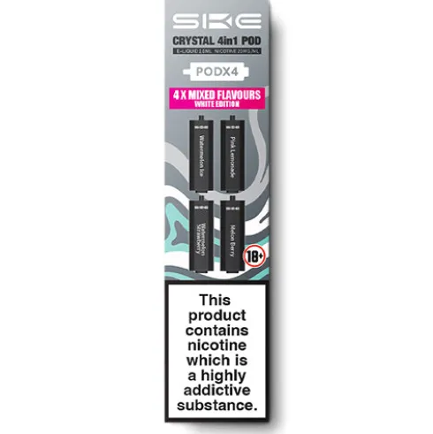 White Edition Crystal 2400 Pods by SKE